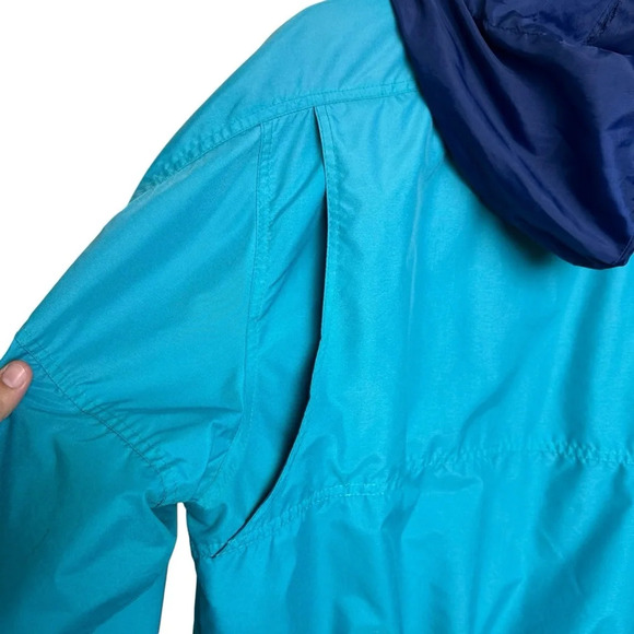McGregor Vintage Windbreaker Jacket Men's Large 90s Teal High and Dry Athletic - Picture 3 of 10